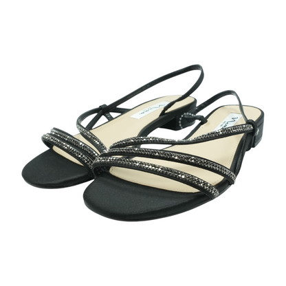 Black Flat Sandals
