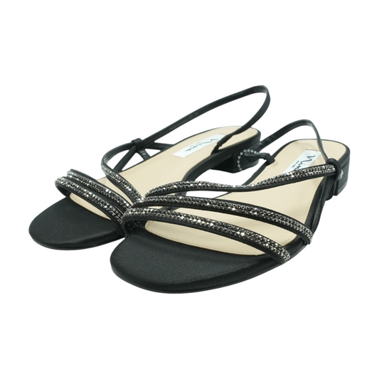 Black Flat Sandals