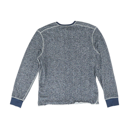 Navy Solid Henley T-Shirt