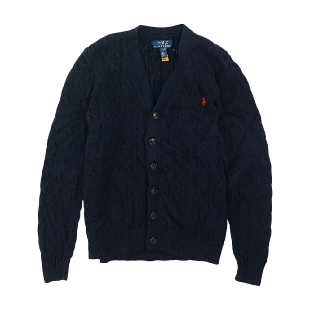 Navy Cardigan Sweater