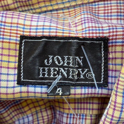 Vintage Multi Plaid Long Sleeve Button Down