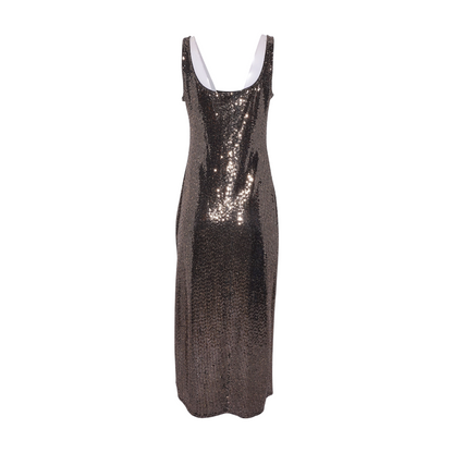 Bronze Midi Dress