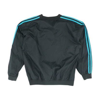 Black Solid Sweatshirt Pullover