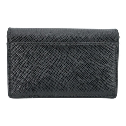 Black Saffiano Leather Card Holder