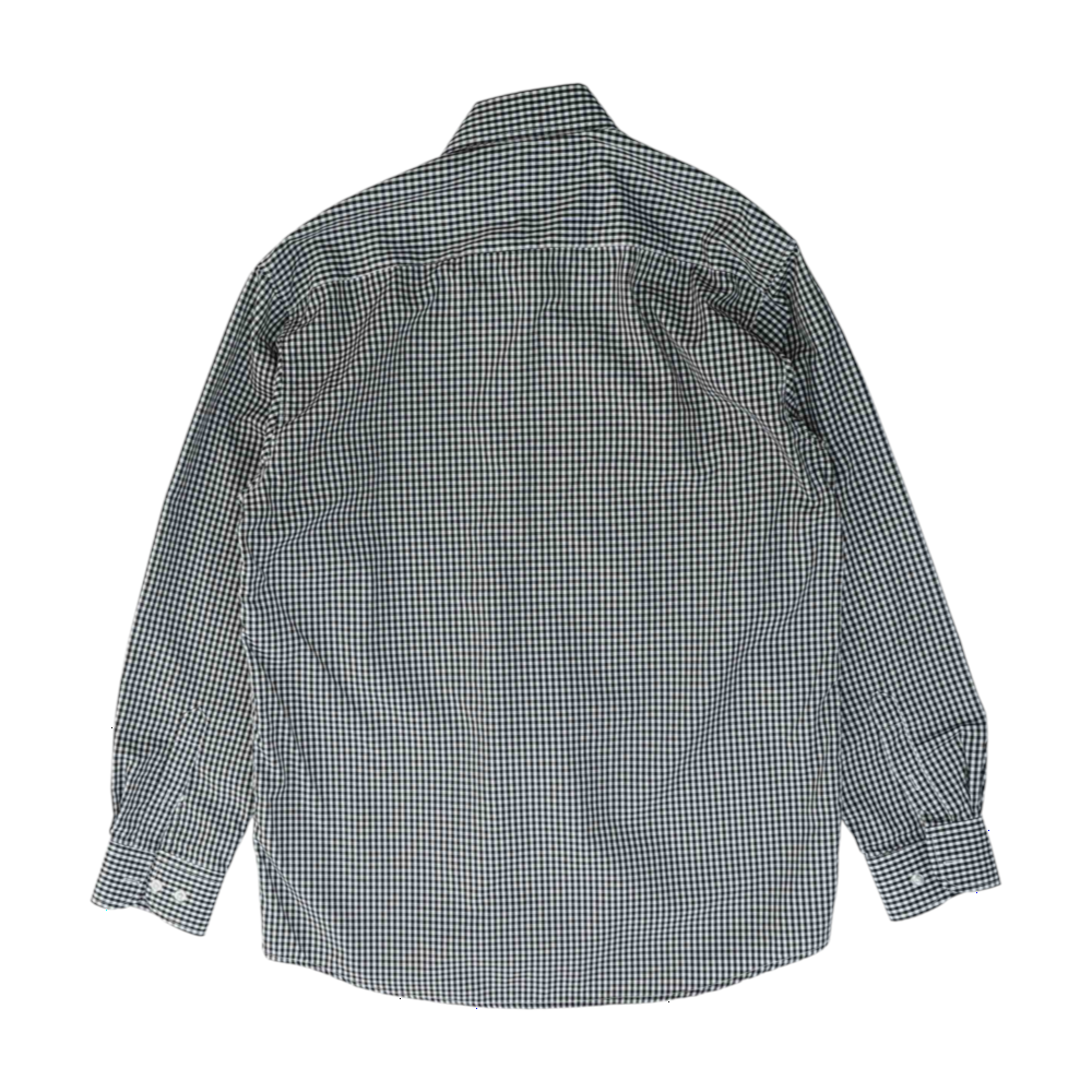Black Check Long Sleeve Button Down