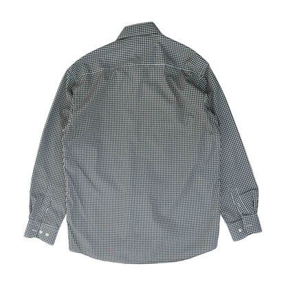 Black Check Long Sleeve Button Down