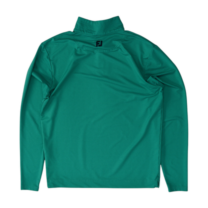 Green Abstract 1/4 Zip Pullover