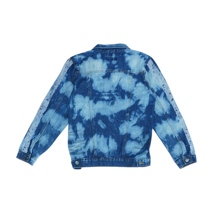 Blue Print Denim Jacket