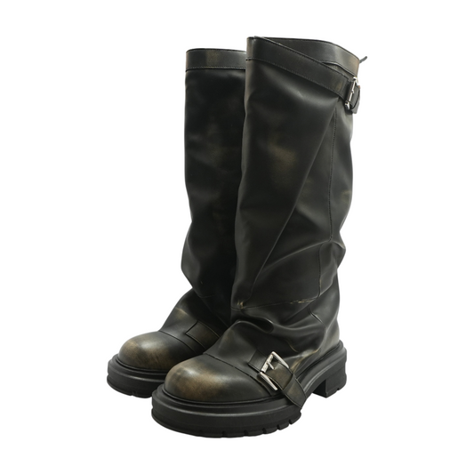 Black Knee-High Boots