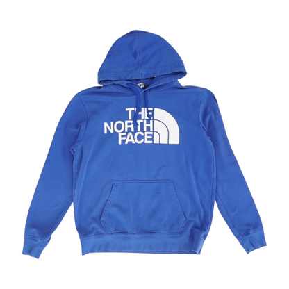 Blue Solid Hoodie Pullover
