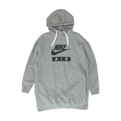 Gray Solid Hoodie Pullover