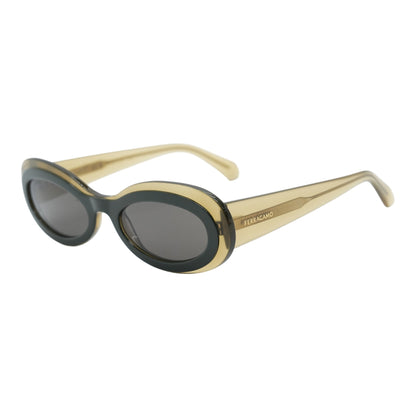 Olive SF2003S Oval Sunglasses