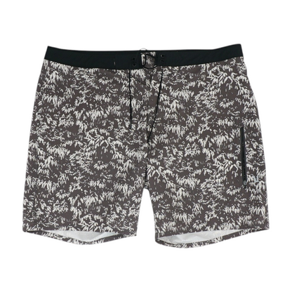 Gray Abstract Swim Bottom
