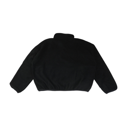 Black Solid 1/4 Zip Pullover