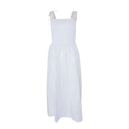 White Midi Dress