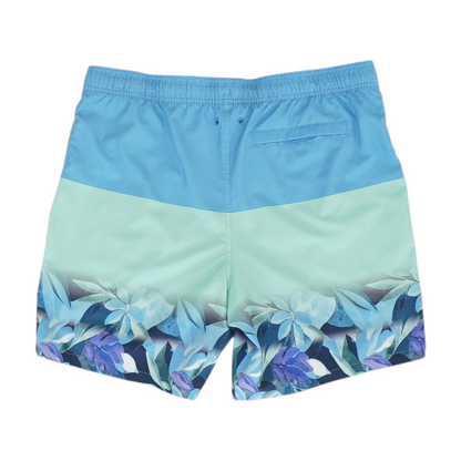 Blue Color Block Swim Bottom