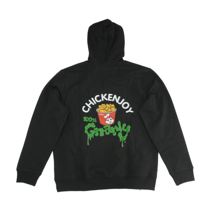 Black Solid Hoodie Pullover