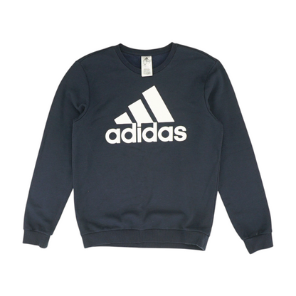 Navy Solid Sweatshirt Pullover