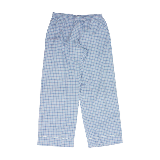 Blue Plaid Pajama Bottom