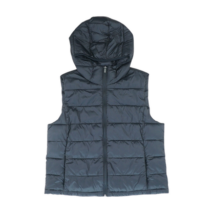 Black Solid Active Vest