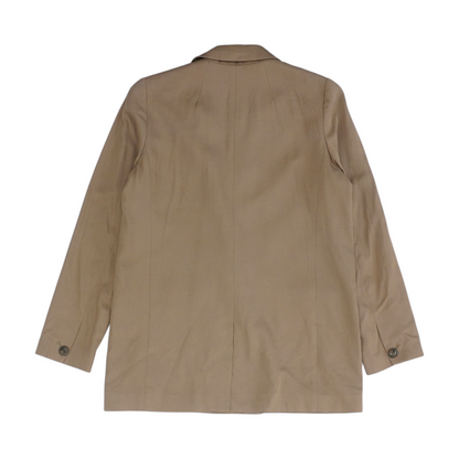 Brown Solid Blazer