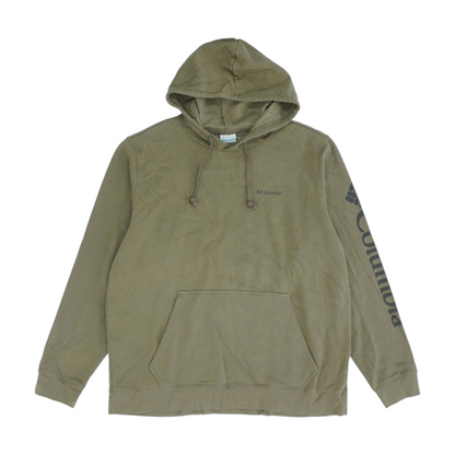 Green Solid Hoodie Pullover