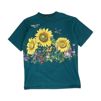 Vintage Balboa Island California Blue Graphic T-Shirt