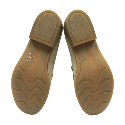 Beige Slip-On Flats