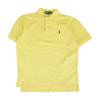 Yellow Solid Short Sleeve Polo