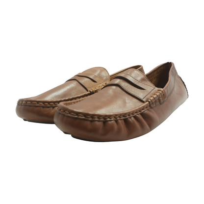 Brown Slip-On Dress Shoes