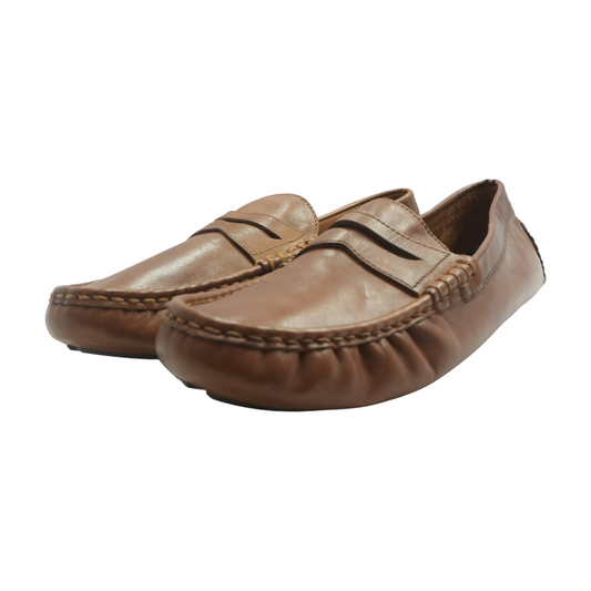 Brown Slip-On Dress Shoes