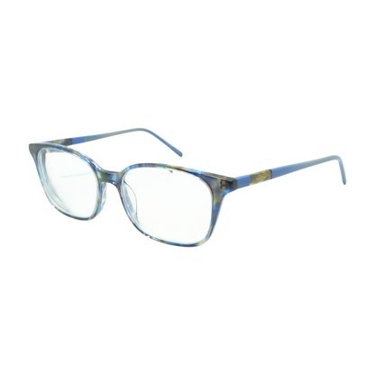 Blue Lantana Square Prescription Eyewear