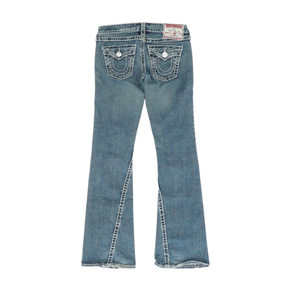 Blue Bootcut Jeans