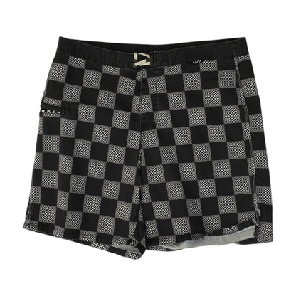 Gray Check Chino Shorts