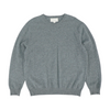 Gray Solid Pullover Sweater