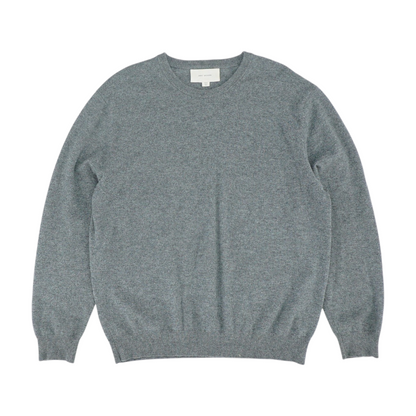 Gray Solid Pullover Sweater