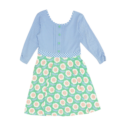 Green Floral Dress