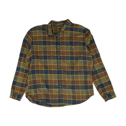 Green Plaid Flannel Button Down
