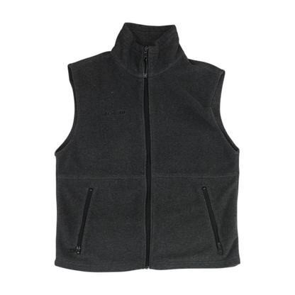 Vintage Gray Solid Casual Vest