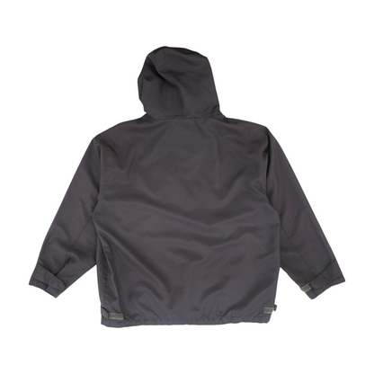 Brown Solid Rain Jacket