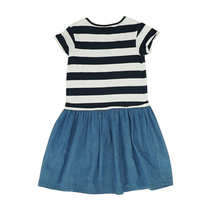 Navy Striped Dress