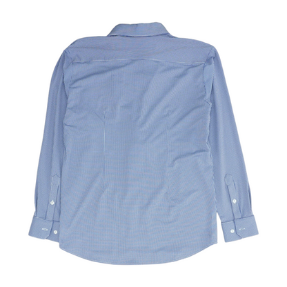 Blue Check Long Sleeve Button Down