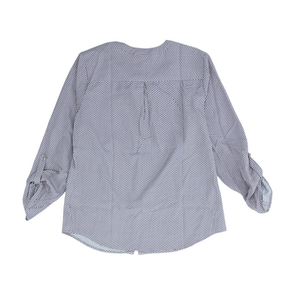 Purple Petite Polka Dot Blouse