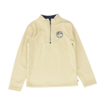 Tan 1/4 Zip Pullover