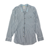 Blue Striped Long Sleeve Button Down