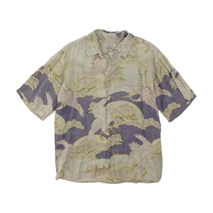 Multi Graphic Short Sleeve Button Down