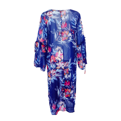 Navy Floral Cardigan
