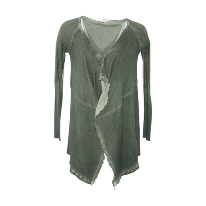 Green Cardigan Sweater