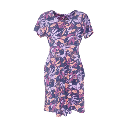 Blue Print Midi Dress
