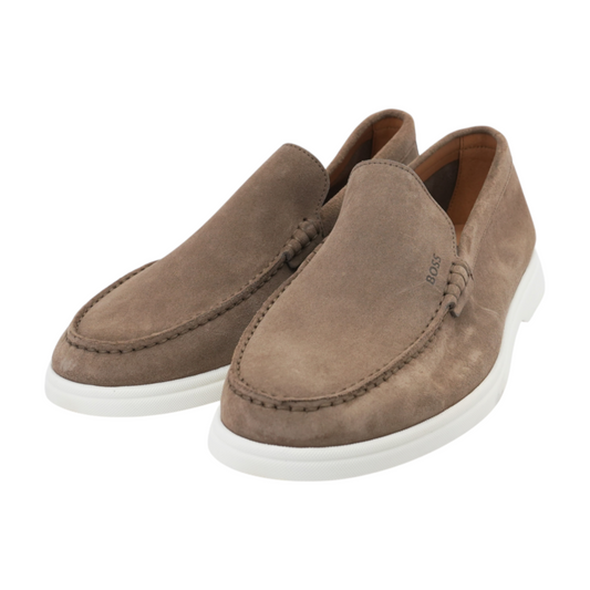 Hover Brown Slip-On Dress Shoes